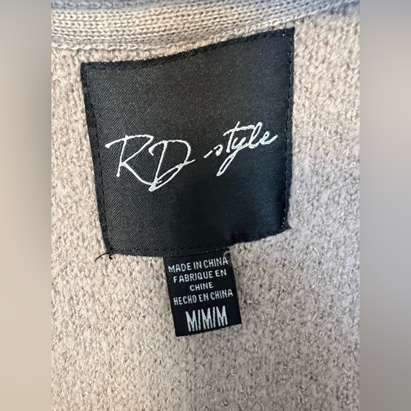 RD Style Taupe Michelle Coatigan size Medium new without tags - Picture 6 of 7